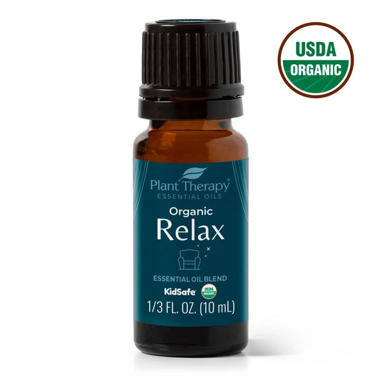 Organic Relax Essential Oil Blend 10 Ml