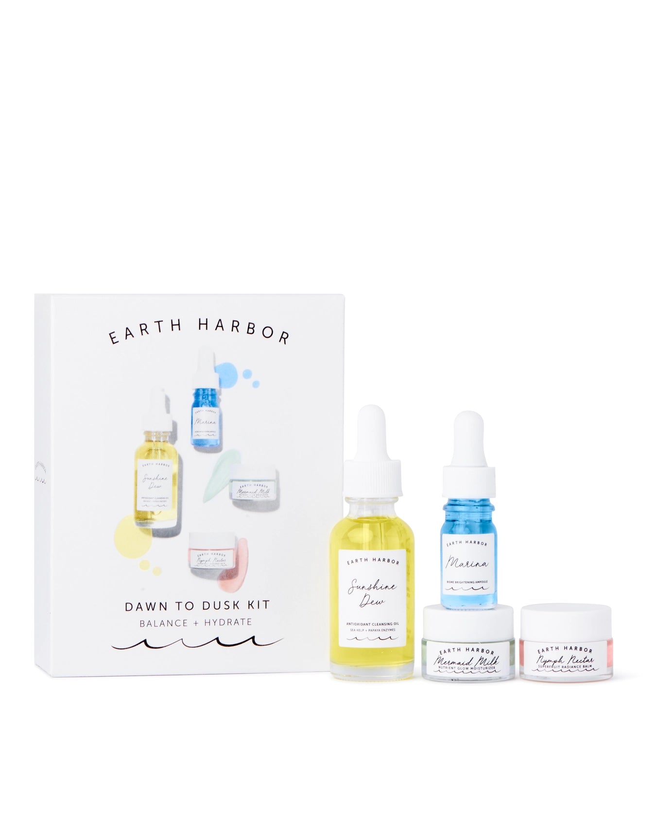 Dawn To Dusk Gift Set: Cleanser + Hydrate + Brightening