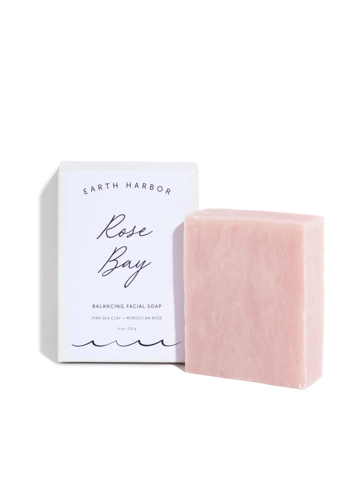 Rose Bay Facial Soap Cleanser: Pink Sea Clay + Coconut Oil