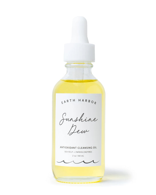 Sunshine Dew Cleansing Oil: Papaya Antioxidants + Enzymes