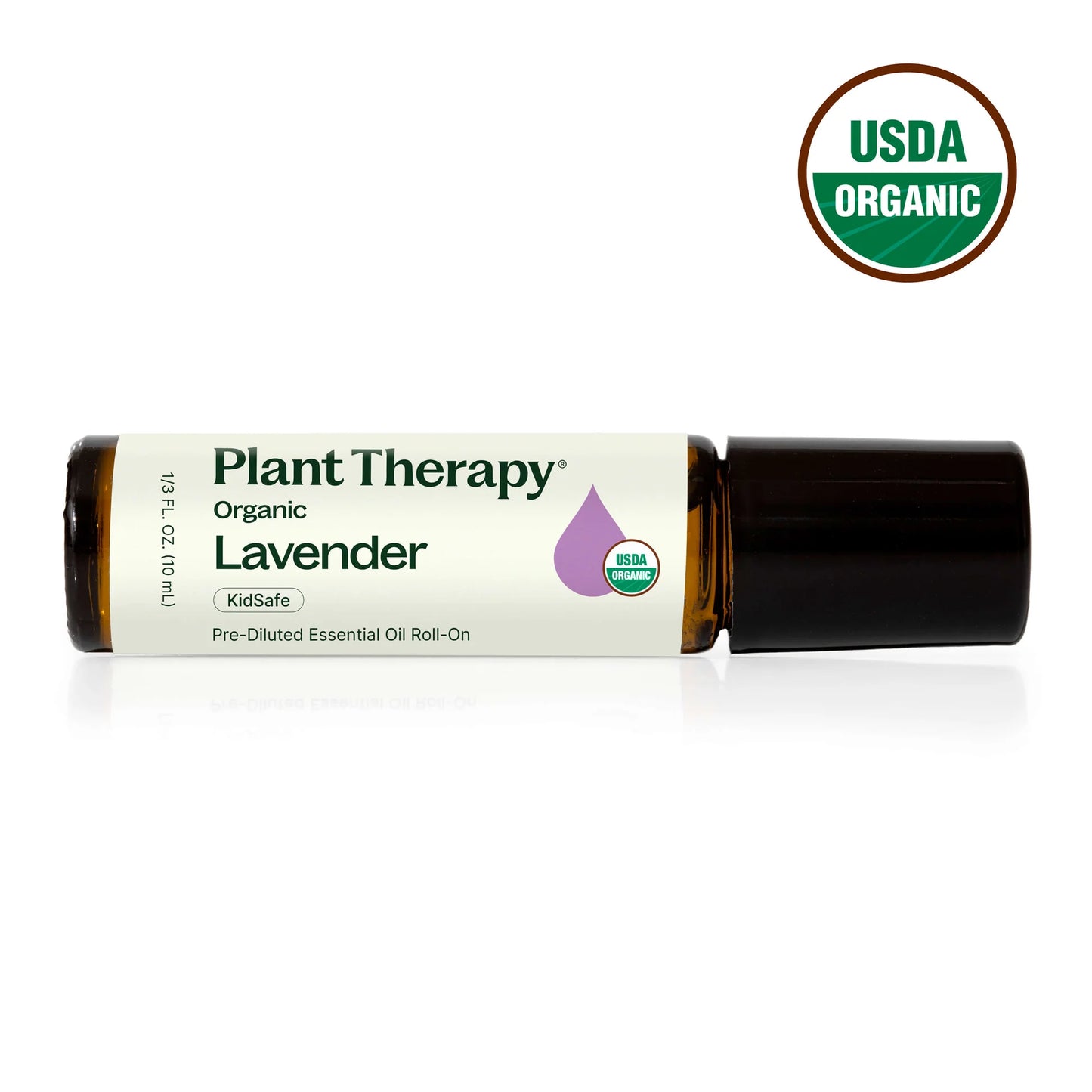 Organic Lavender Essential Oil Pre-Diluted Roll-On 10 Ml