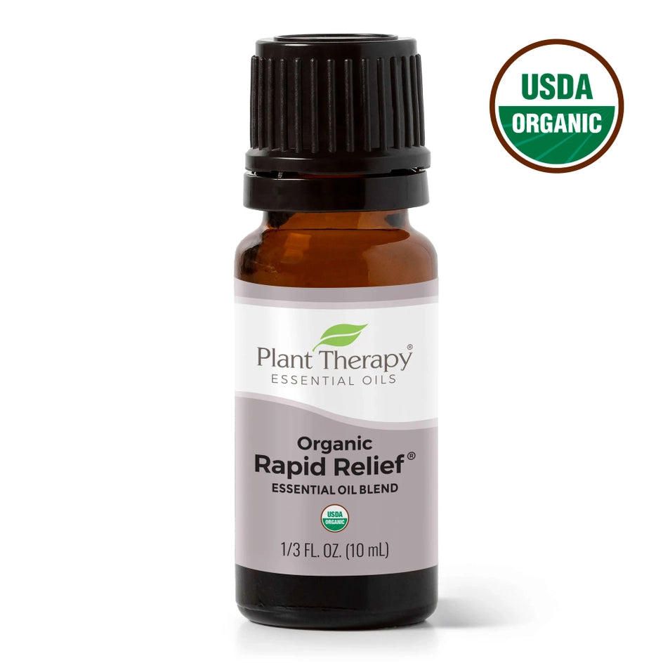 Organic Rapid Relief Essential Oil Blend 10 Ml